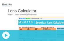 duette lens calculator video
